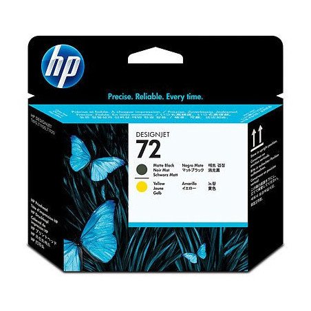 Cabezal HP Num 72, Negro, Amarillo, HP