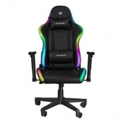 Silla gamer RGB, Balam Rush, Acteck, nylon, mecanismo mariposa, contro