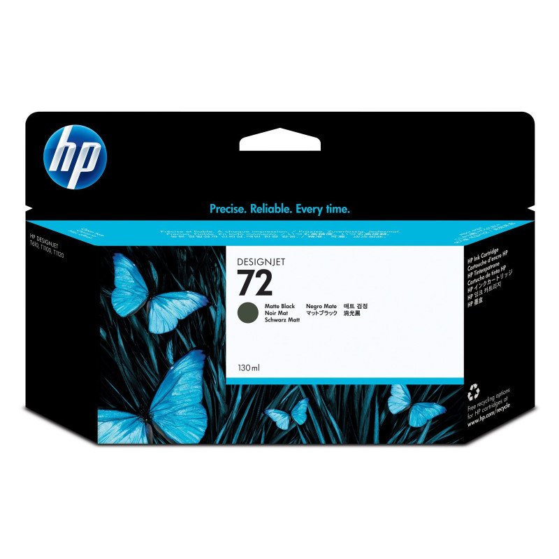 Cartucho de tinta negra mate HP 72. 1 Cartucho de tinta negra mate HP 72. 1