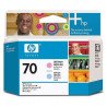 Cartucho HP Num 70, Cian, Magenta, HP