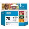 Cartucho HP Num 70, Negro, Gris, HP