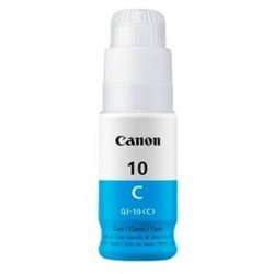 Botella de tinta Canon GI-10 cian 70 ml compatible con G5010, G6010, G