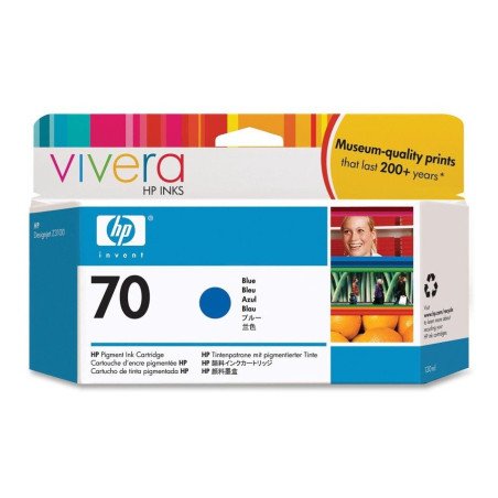Cartucho de tinta para plotter HP 70 azul 130 ml C9458a