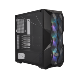 Gabinete Cooler Master TD500 mesh negro media torre mini ITX, micro ATX, ATX, SSI CEB, eATX cristal templado gamer ARGB