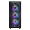 Gabinete Cooler Master TD500 mesh negro media torre mini ITX, micro ATX, ATX, SSI CEB, eATX cristal templado gamer ARGB