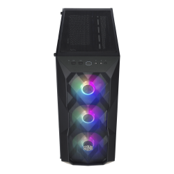 Gabinete Cooler Master TD500 mesh negro media torre mini ITX, micro ATX, ATX, SSI CEB, eATX cristal templado gamer ARGB