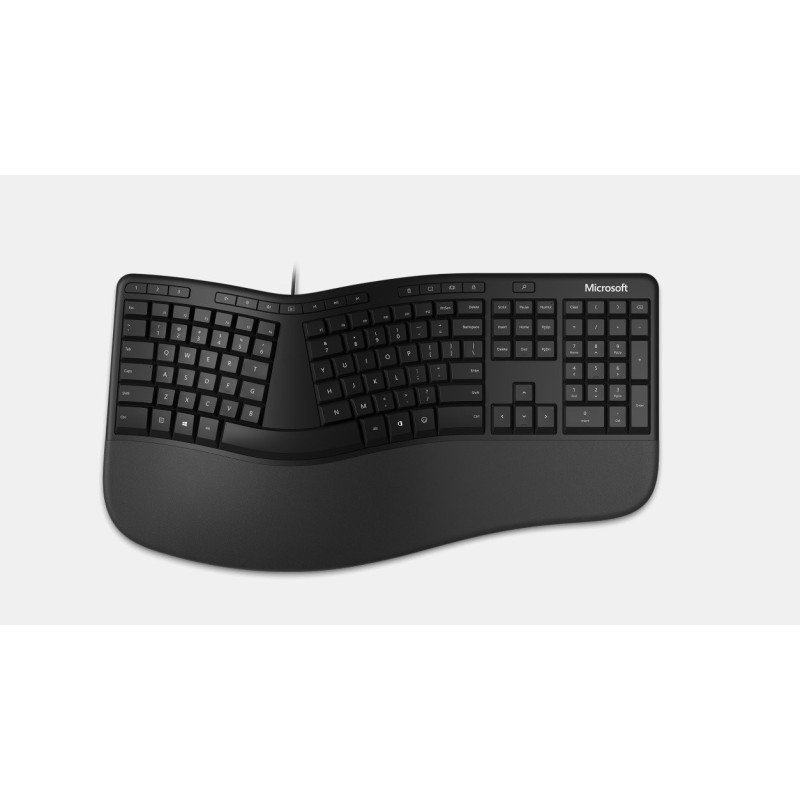 Teclado MICROSOFT LXN-00003 - USB, negro, alámbrico