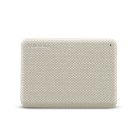 Disco duro externo portátil Toshiba Advance v10, 1 TB, USB 3.0, blanco, para Mac o PC.