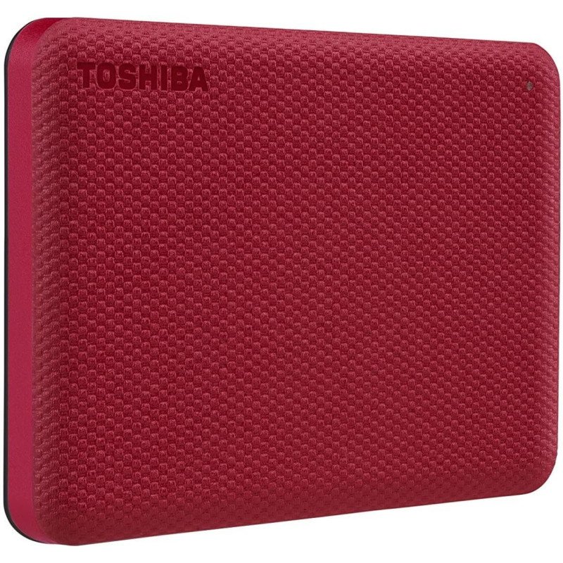 Disco duro externo portátil Toshiba Advance v10, 4 TB, USB 3.0, rojo, para Mac o PC. Disco duro externo portátil Toshiba Advance v10, 4 TB, USB 3.0, rojo, para Mac o PC.