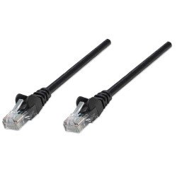Cable de red UTP, Straight Throu. Cat. 5E, Puerto RJ-45. 4.2 m. Negro.
