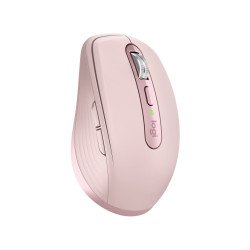 Mouse Logitech MX Anywhere 3, mano derecha, RF inalámbrica + Bluetooth, 4000 DPI, Rosa