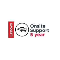 Extensión de garantía Lenovo 5WS0D81200 - 5 años en sitio mejora de 3 años en sitio. Compatible equipos AIO V330, V530, V50a