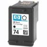 Cartucho de tinta HP 74 Negra Original, para HP Deskjet D4360, Photosmart C4424, C4480, C4440, C4524. Hasta 200 páginas