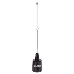 Antena Móvil VHF en Color Negro, Resistente a la corrosión, 3.4 dB de ganancia, 148-174 MHz.