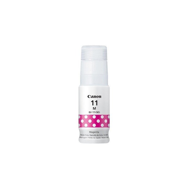 Botella de tinta Canon GI-11 magenta, 70 ml compatible Pixma G3160, G2160.