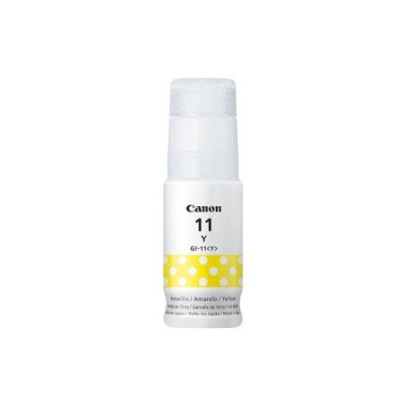 Botella de tinta Canon GI-11 amarilla, 70 ml compatible pixma G3160, G