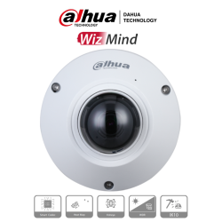 Cámara IP Giselle de 5 megapixeles, wizmind, 360 grados, h.265, micrófono integrado + 1 canal de e/s, e/s
