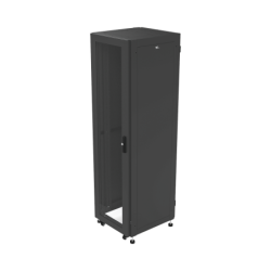 Gabinete para telecomunicaciones rack estándar de 19", 42ur, 600 mm ancho x 600 mm profundidad. Fabricado en acero.