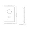 Dahua Technology DHI-VTO2211G-WP kit de timbre Negro, Plata