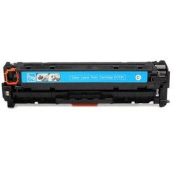 Cartucho tóner para impresora HP LaserJet CM2320, CP2025, cian