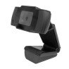Cámara web Ghia 720p, webcam USB ideal para equipos de escritorio, color negro, micrófono 3.5 mm