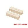 Seco Larm SM433TQW - contacto magnético blanco de sobreponer 1-1, 4" (31mm) gap compatible paneles DSC, risco, Bosch