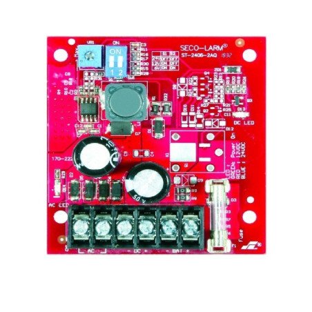 Sec ST24062AQ - fuente de poder con cargador batería 1.5 amp 6, 12, 24 vcd