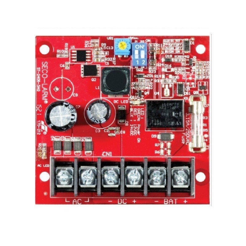 Sec ST24063AQ - fuente de poder con cargador batería 2.5 amp 6, 12, 24 vcd