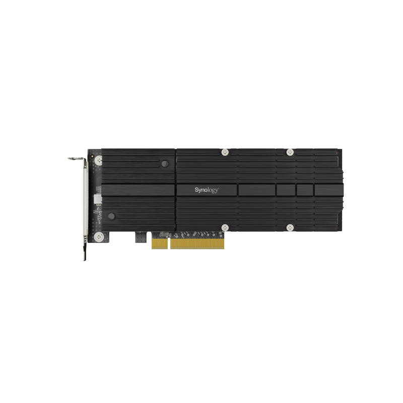 Tarjeta adaptadora Synology de SSD m.2 doble ranura para aceleración de caché, interfaz PCIe NVME, factor de m.2 22110, m.2 2280