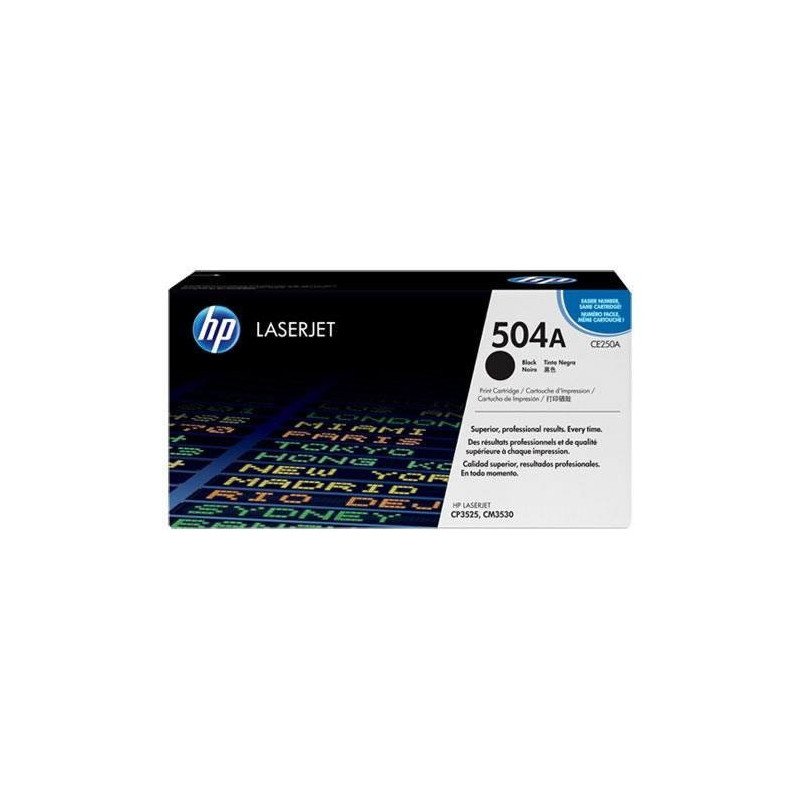 Cartucho tóner negro para LaserJet CP3525