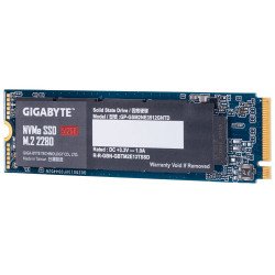 Unidad de estado sólido SSD Gigabyte NVME m.2 2280 512GB PCIe 3.0x4 NAND flash lect 1700mb/s escrit 1550mb/s