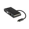Mini Replicador de Puertos para Monitor VGA 1080p, Multipuertos USB Ti