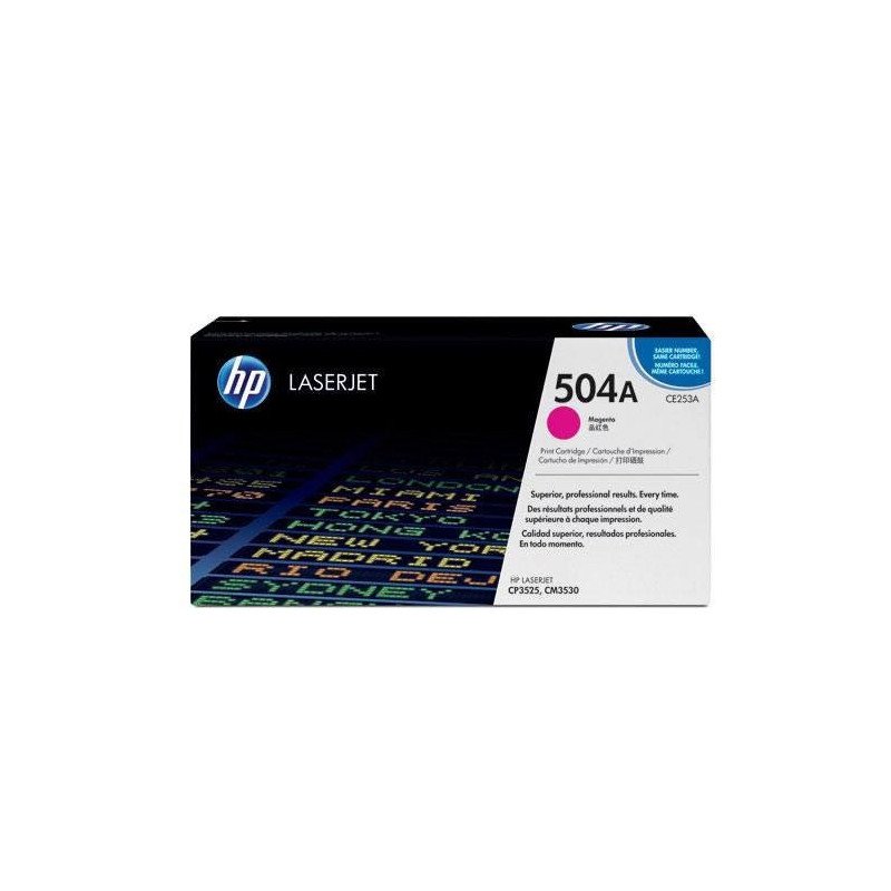 Tóner HP (CE253A) magenta ColorSphere rendimiento 7,000 pag Tóner HP (CE253A) magenta ColorSphere rendimiento 7,000 pag