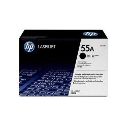 Cartucho de tóner negro HP, modelo 55A, para LaserJet P3015, 6k páginas