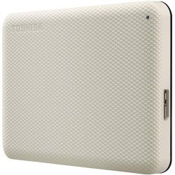 Disco duro externo TOSHIBA Canvio Advance V10 - 2 TB, USB 3.0, 2.5", Color blanco