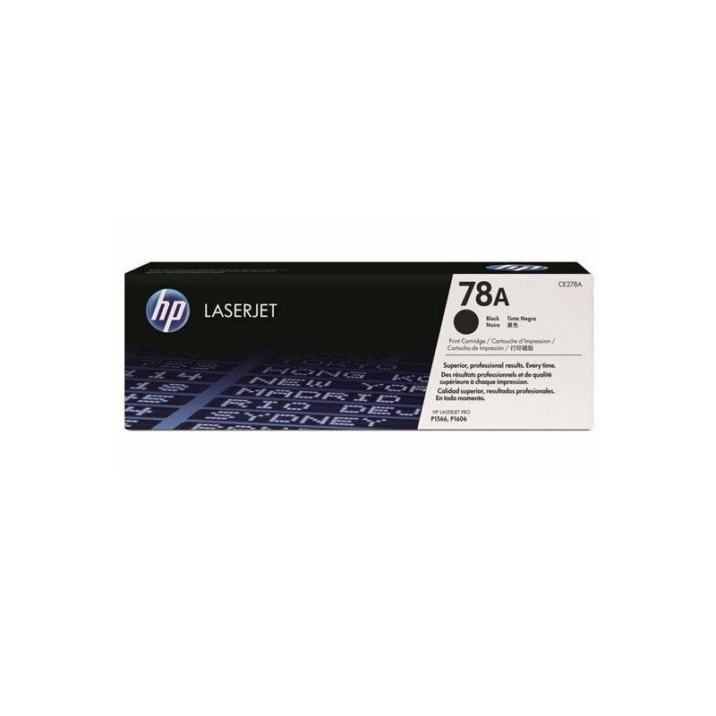 Cartucho de tóner negro HP, modelo 78A, para LaserJet P1566/P1606