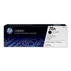 HP paquete de 2 cartuchos de tóner LaserJet 78A negro, Negro, Laser, HP LaserJet Pro P1560, P1600, LaserJet Pro M1536dnf
