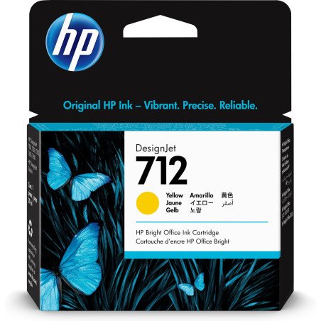 Cartucho HP 712, para HP DesignJet T210, T230, T250, T630, T650 - Amar