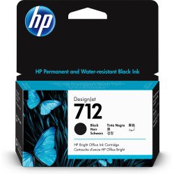 Cartucho HP 712, para HP DesignJet T210, T230, T250, T630, T650 - Negr