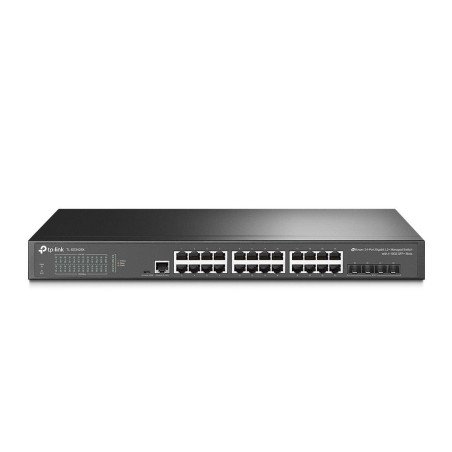 Switch TP-Link TL-SG3428X - 24 puertos, puertos 10/100/1000 Mbps, L2+ con 4 ranuras 10GE SFP+