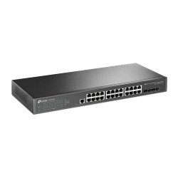 Switch TP-Link TL-SG3428X - 24 puertos, puertos 10/100/1000 Mbps, L2+ con 4 ranuras 10GE SFP+