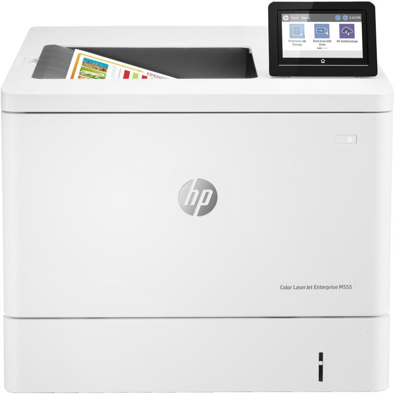 Impresora HP color LaserJet Enterprise M555DN, 40 ppm, dúplex, red