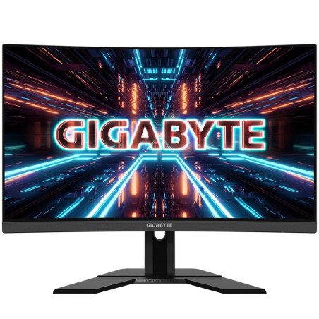 Monitor Gamer Gigabyte G27QC, 27, 2560 x 1440, TR 1ms, 165hz, 2XHDMI, DP, VA, Freesync, Gsync, 2x USB 3.0, 2x altavoces, curvo