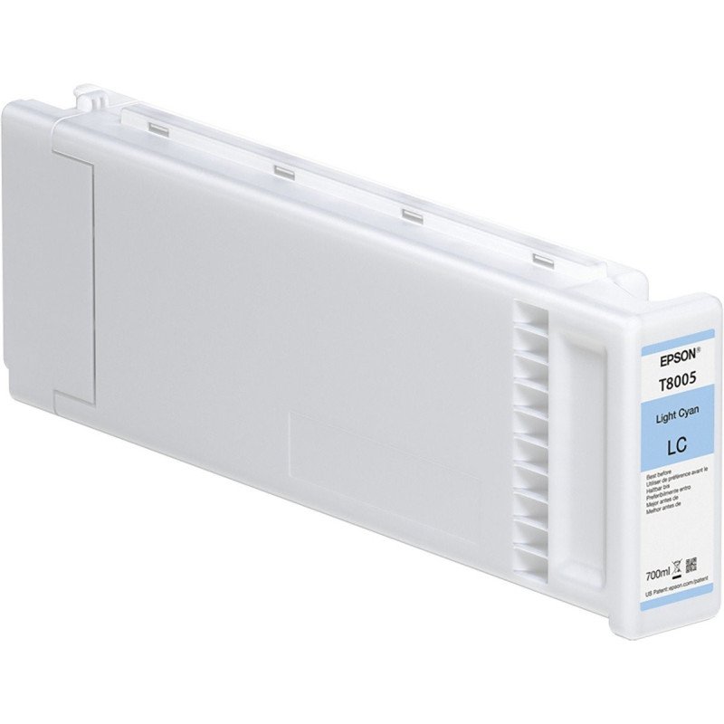 Cartucho de tinta Epson T8005 UltraChrome PRO 700ml, cian claro