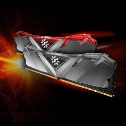 Memoria Adata UDIMM DDR4 16GB PC4-25600 3200MHz CL16 1.35v XPG Gammix D30 rojo con disipador PC, gamer, alto rendimiento