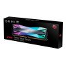 Memoria Adata UDIMM DDR4 16GB PC4-25600 3200MHz CL16 1.35v XPG Spectrix D60g RGB gris con disipador PC, gamer, alto rendimiento