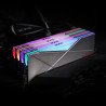 Memoria RAM Adata Spectrix D50, 8 GB, DDR4, 3600MHz, UDIMM, con iluminación RGB. Disipador tungsten grey