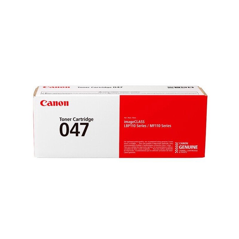 Tóner negro Canon 047 negro rendimiento 1,600 páginas compatible con MF113W Tóner negro Canon 047 negro rendimiento 1,600 páginas compatible con MF113W