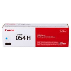 Tóner cian Canon 054 h rendimiento 2,300 páginas compatible con LBP622CDW, MF644CDW.