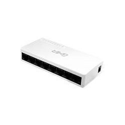 Switch Ghia 8 puertos RJ45 10, 100 Mbps no administrable auto MDI, mdix half full dúplex
